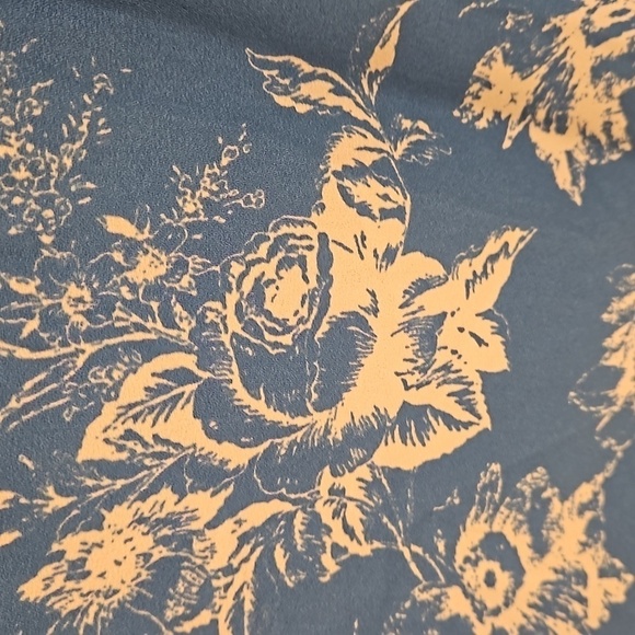 💕WAYF💕 The Angelina Floral Wrap Gown ~ Ocean Etoile Floral Print Medium M NWOT - Picture 12 of 15